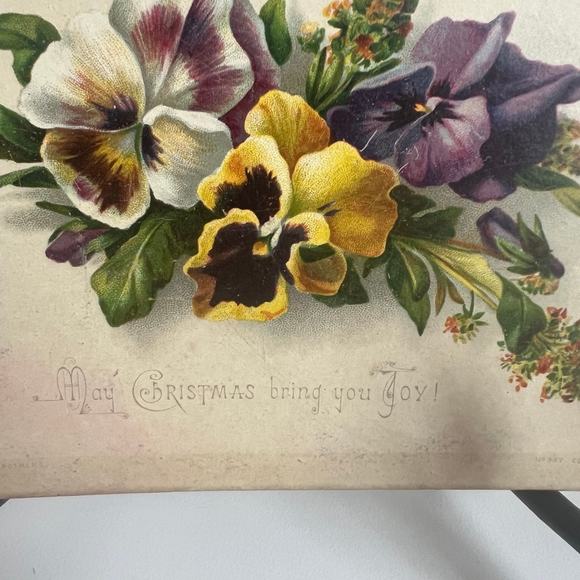 Pansy antique postcard - Picture 9 of 10